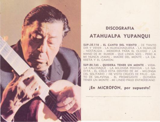 DISCOGRAFIA ATAHUALPA YUPANQUI