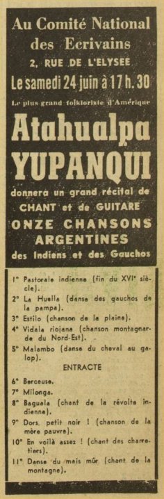 Concierto 24/06/1950