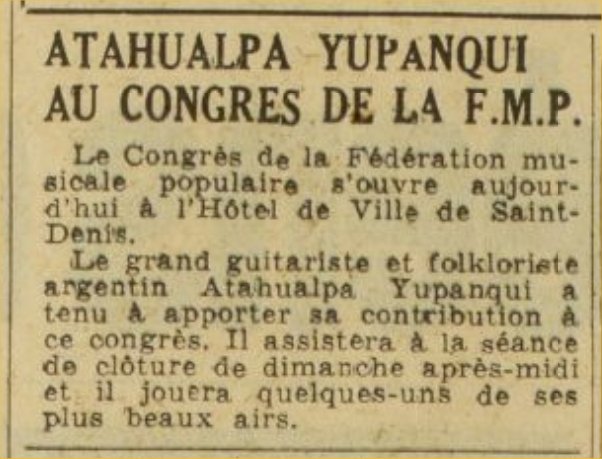 Congreso FMP - 2/07/1950