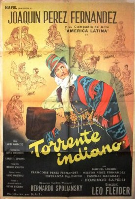 Torrente Indiano afiche