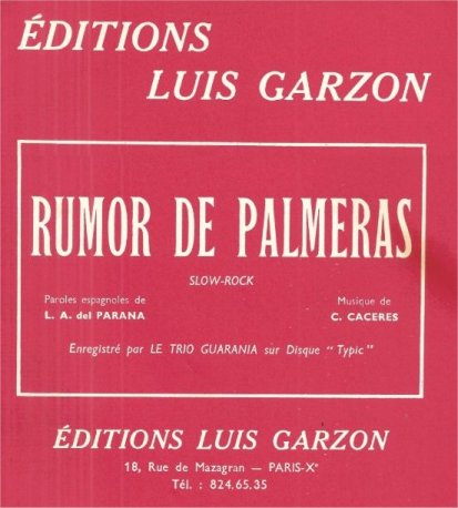 Rumor de Palmera - afiche