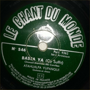 Basta Ya - Chant du Monde 546 - 1950