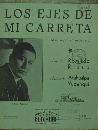 Los ejes de mi carreta - partitura 1